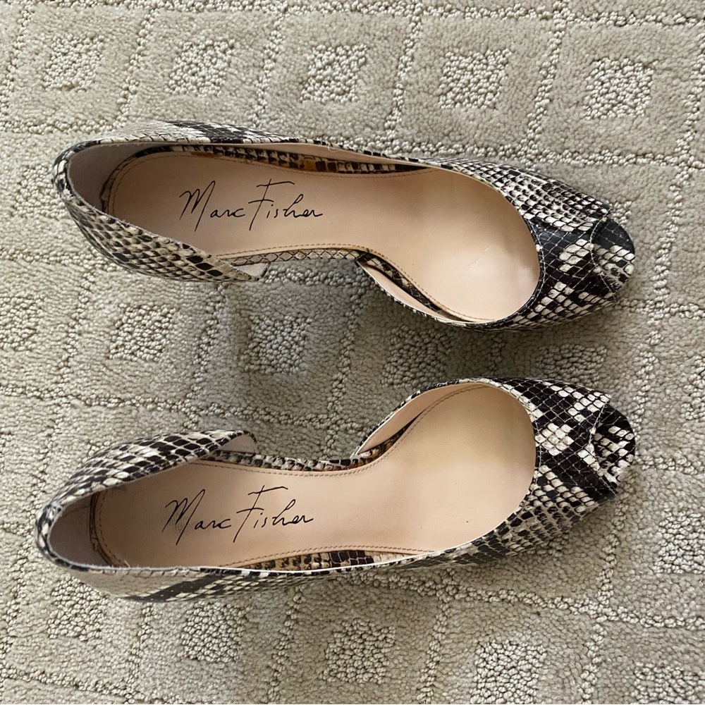 Marc Fisher open toe heels